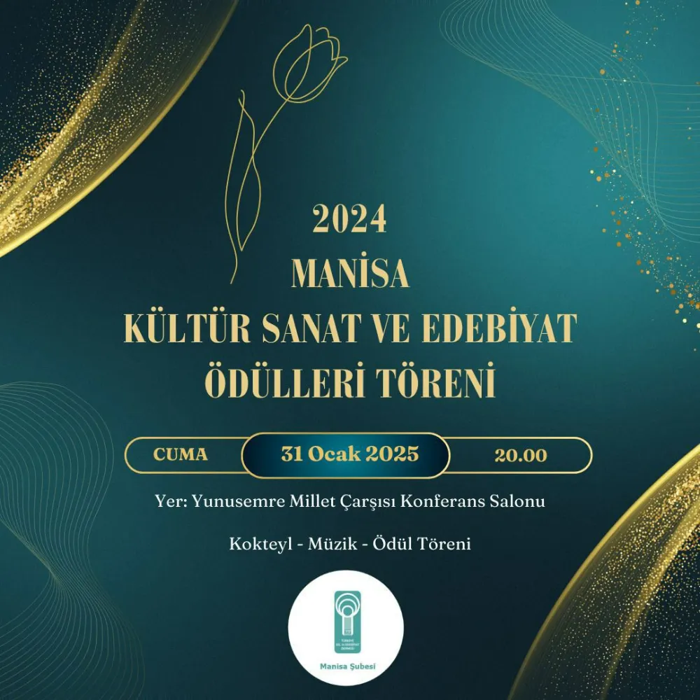 Manisa Kültür Sanat ve Edebiyat Ödülleri Törenine Hazırlanıyor